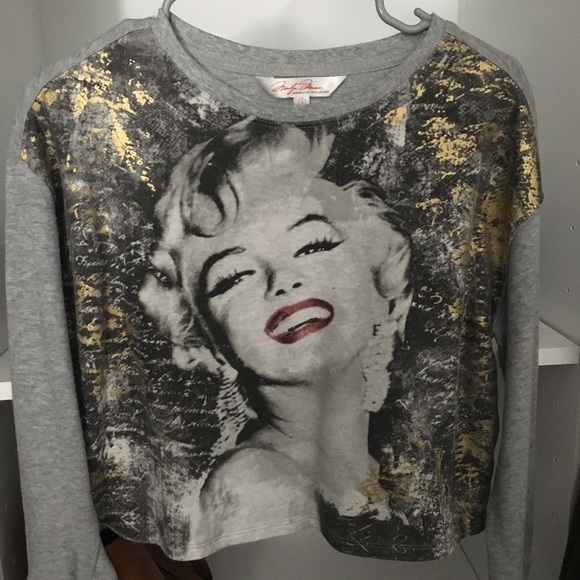Limited Edition Marilyn Monroe Crop Long Sleeve - Picture 2 of 5